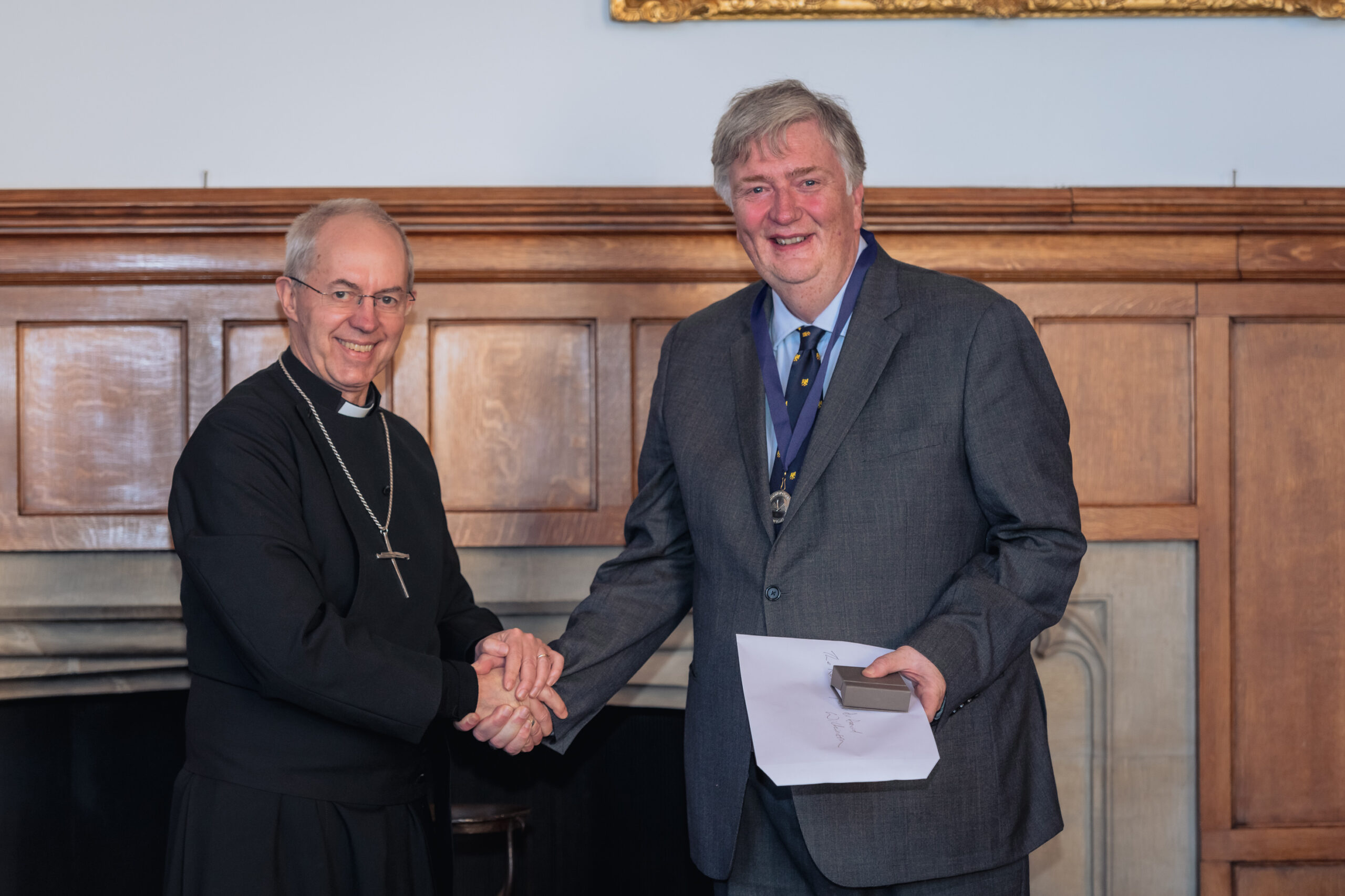 Principal David Wilkinson receives Archbishop’s Award for Education